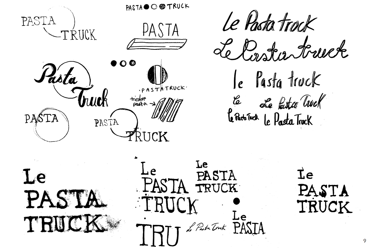 Pasta truck logo project